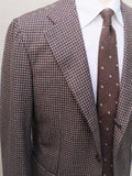 Orazio Luciano Jacket in Brown Houndtooth