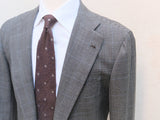Orazio Luciano Suit in Grey/Blue Prince of Wales Fabric (Holland & Sherry)