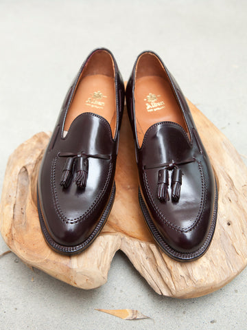 Alden Tassel Loafer in Color #8 Shell Cordovan