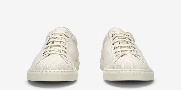 C.QP Racquet (Unlined) in Off White Canvas