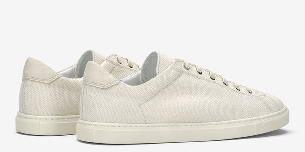 C.QP Racquet (Unlined) in Off White Canvas