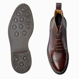 Crockett & Jones Coniston Boots in Dark Brown Scotch Grain