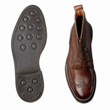 Crockett & Jones Islay Boots in Dark Brown Scotch Grain
