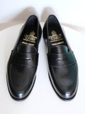 Crockett & Jones Harvard 2 Unlined Loafer in Black Shell Cordovan