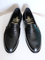 Crockett & Jones Harvard 2 Unlined Loafer in Black Shell Cordovan