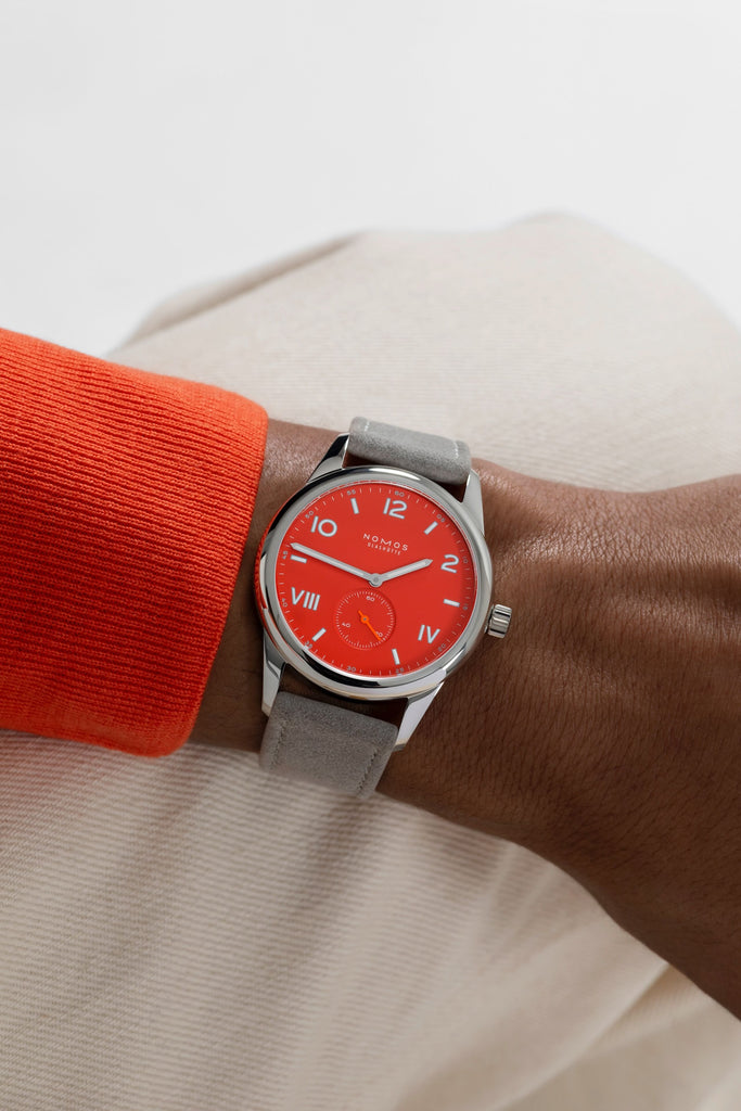 NOMOS Club Campus 38 Nonstop Red (Sapphire Crystal Back / Ref. 723