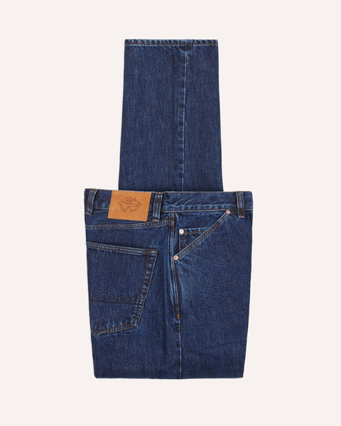 Drake's Stone Wash 14.2oz Japanese Selvedge Denim Five-Pocket Jeans