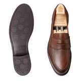 Crockett & Jones Harvard 2 Unlined Loafer in Walnut Milled Calf