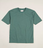 Drake's Sage Green Cotton Crew Neck Hiking T-Shirt
