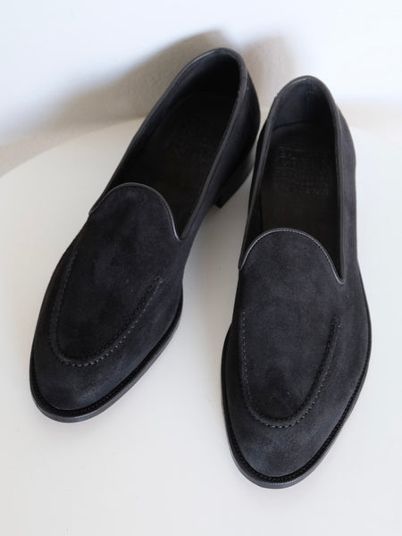 Edward Green Hampton in Black Suede