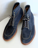 Alden Indy Boots in Navy Suede
