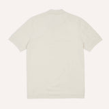Drake's Ecru Piqué Cotton Polo Shirt