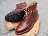 Crockett & Jones Coniston Boots in Chestnut Russian Grain
