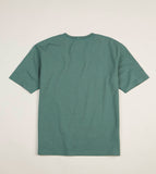 Drake's Sage Green Cotton Crew Neck Hiking T-Shirt