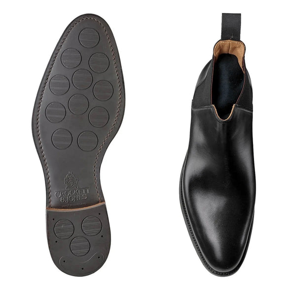 Crockett & Jones Chelsea 8 in Black Calf