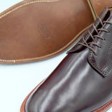 Alden Unlined Plain Toe Derby 'Dover' in Color 8 Shell Cordovan