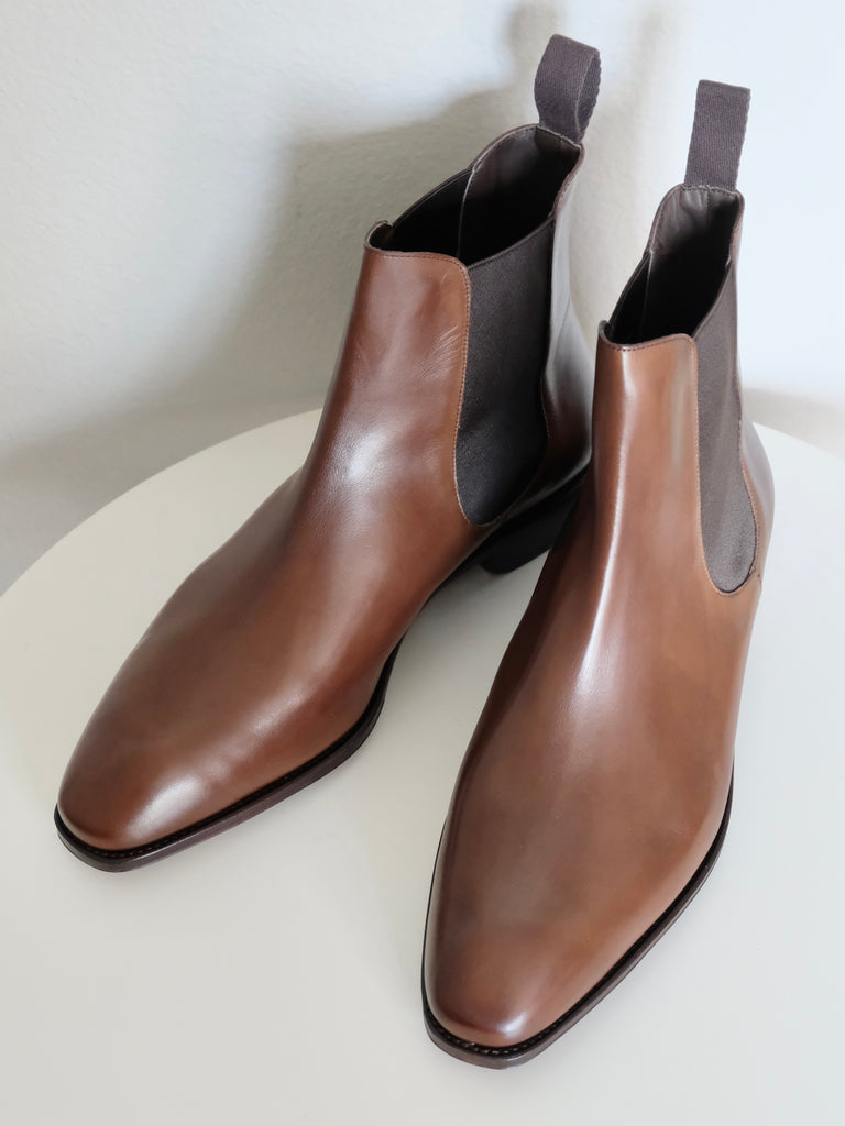 Carmina Shoemaker Chelsea Boots in Brown Calf (Simpson Last) – Gentlemens Footwear