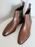 Carmina Shoemaker Chelsea Boots in Brown Calf (Simpson Last)