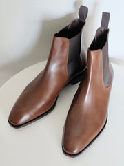 Carmina Shoemaker Chelsea Boots in Brown Calf (Simpson Last)