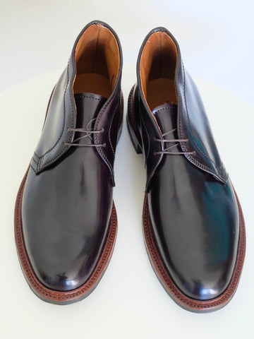 Alden Two Eyelet Chukka Boots in Color 8 Shell Cordovan