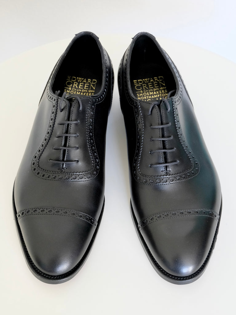 Edward Green Canterbury in Black Calf Gentlemens Footwear Edward Green Canterbury in Black Calf Gentlemens Footwear