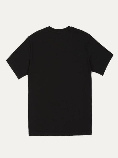 Drake's Black Cotton Crew Neck Hiking T-Shirt
