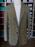 Orazio Luciano Jacket in Gun Club Check with Topaz & Emerald (Fox Brothers)