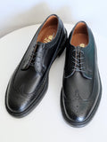 Alden Longwing Blucher (LWB) in Black Alpine Grain