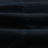Drake's Navy Heavy Cotton Flat Front Chino
