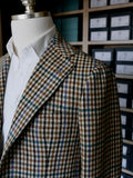 Orazio Luciano Jacket in Gun Club Check with Topaz & Emerald (Fox Brothers)