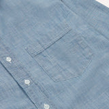Drake's Light Blue Cotton Chambray Button-Down Shirt