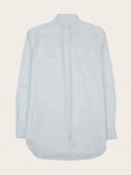 Drake's White Pinpoint Oxford Cotton Cloth Button-Down Shirt