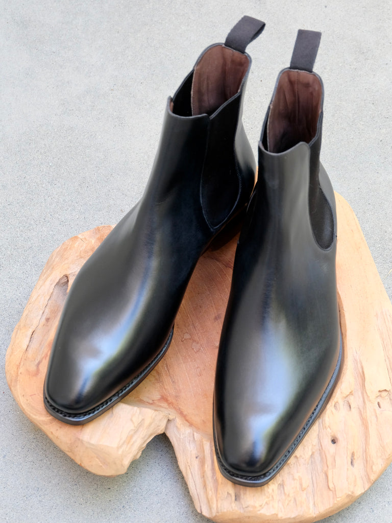 Carmina Shoemaker Chelsea Boots in Black Calf (Rain Last) Gentlemens Footwear Carmina Shoemaker Chelsea Boots in Black Calf (Rain Last) Gentlemens Footwear