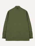 Drake's Olive Herringbone Cotton Jungle Jacket