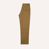 Drake's Tan Cotton Twill Fatigue Trouser