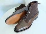 Edward Green Galway in Dark Oak Calf & Mink Suede (202 Last)