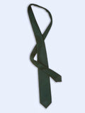 Drake's Green Hand Rolled Large Knot Grenadine Tie
