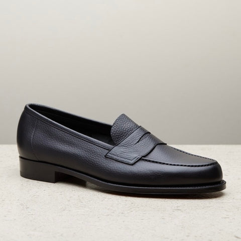 (Pre-Order) Edward Green Pimlico Unlined in Black Cotswold Grain
