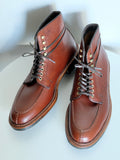 Alden NST Tanker Boots in Brown Scotch Grain