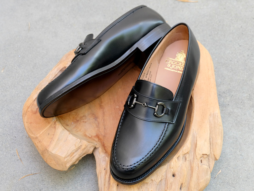 Crockett & Jones Hendon 2 Horsebit Loafer in Black Calf – Gentlemens ...