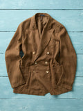 Drake's Brown Linen Gabardine Games Blazer Mk. III