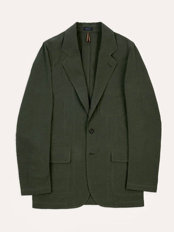 Drake's Olive Seersucker Games Blazer Mk. I