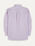 Drake's Lilac Cotton Oxford Cloth Button-Down Shirt