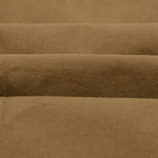 Drake's Tan Cotton Twill Fatigue Trouser