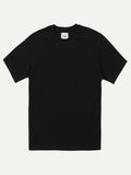 Drake's Black Cotton Crew Neck Hiking T-Shirt