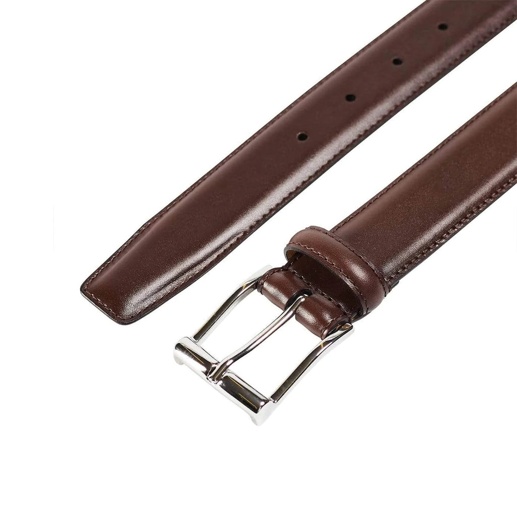 Crockett & Jones Dark Brown Calf Belt Gentlemens Footwear Crockett & Jones Dark Brown Calf Belt Gentlemens Footwear