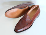 Edward Green Duke Unlined Loafer in Cognac (Color #4) Shell Cordovan