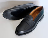 Alden Penny Loafer in Black Calf