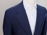 Orazio Luciano Jacket in Navy Wool/Silk/Linen (Loro Piana)