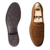 Crockett & Jones Harvard 2 Unlined Loafer in Snuff Suede